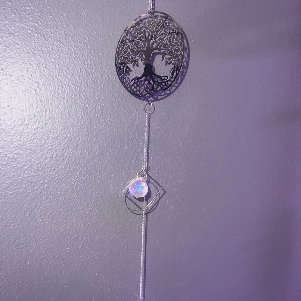 Silver Tree of Life Hanging Ornament